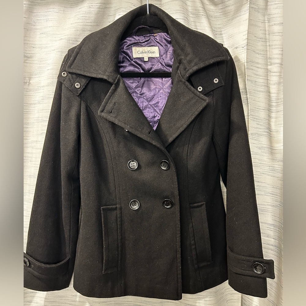 Calvin Klein size 6 peacoat
